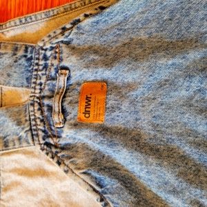 Mens overall jeans large